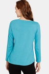 Rosaline Just Treats Knit Cotton Top - Baltic — thumbnail 3