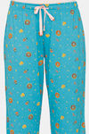 Rosaline Just Treats Knit Cotton Pyjama - Baltic — thumbnail 5