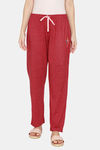 Rosaline Just treats Knit Cotton Pyajama - Wine — thumbnail 1
