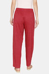 Rosaline Just treats Knit Cotton Pyajama - Wine — thumbnail 3