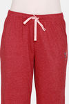 Rosaline Just treats Knit Cotton Pyajama - Wine — thumbnail 5