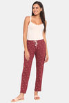 Rosaline Starry Nights Knit Cotton Pyjama - Pomegranate — thumbnail 4