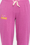 Rosaline Starry Nights Knit Cotton Pyjama - Rosebud — thumbnail 5
