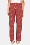 Rosaline Starry Nights Knit Poly Pyjama - Merlot — thumbnail 3