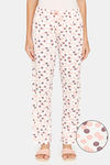 Rosaline Geo Blooms Knit Cotton Pyjama - Marshmallow — thumbnail 1