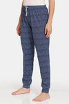Rosaline Symmetry Knit Cotton Pyjama - Ocean Cavern — thumbnail 2