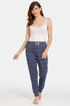 Rosaline Symmetry Knit Cotton Pyjama - Ocean Cavern — thumbnail 4