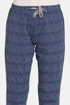 Rosaline Symmetry Knit Cotton Pyjama - Ocean Cavern — thumbnail 5