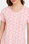 Rosaline Dream Land Knit Cotton Top - Candy Pink — thumbnail 5