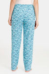 Rosaline Emoji Knit Cotton Pyjama - Baltic — thumbnail 3