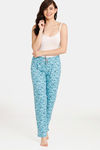 Rosaline Emoji Knit Cotton Pyjama - Baltic — thumbnail 4