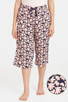 Rosaline Eternal Bloom Woven Capri - Night Sky — thumbnail 1