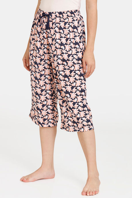 Rosaline Eternal Bloom Woven Capri - Night Sky — image 2