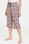 Rosaline Eternal Bloom Woven Capri - Night Sky — thumbnail 2