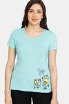 Rosaline Minions Knit Cotton Top - Cockatoo — thumbnail 1