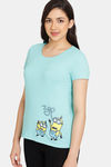 Rosaline Minions Knit Cotton Top - Cockatoo — thumbnail 2