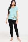 Rosaline Minions Knit Cotton Top - Cockatoo — thumbnail 4