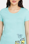 Rosaline Minions Knit Cotton Top - Cockatoo — thumbnail 5