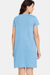 Rosaline Meadows Knit Cotton Knee Length Nightdress (Pack of 2) - Purple Blue — thumbnail 4