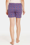 Rosaline Meadows Knit Cotton Shorts (Pack of 2) - Blue Purple — thumbnail 4
