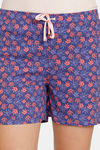 Rosaline Meadows Knit Cotton Shorts (Pack of 2) - Blue Purple — thumbnail 6