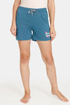 Rosaline Meadows Knit Cotton Shorts (Pack of 2) - Blue Purple — thumbnail 7