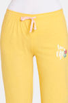 Rosaline Meadows Knit Cotton Capri (Pack of 2) - Blue Yellow — thumbnail 11