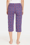 Rosaline Meadows Knit Cotton Capri (Pack of 2) - Blue Yellow — thumbnail 4
