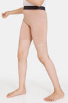 Rosaline Girls Knit Poly Shorts - Roebuck — thumbnail 3