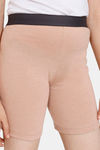 Rosaline Girls Knit Poly Shorts - Roebuck — thumbnail 5