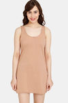Rosaline Knit Cotton Kurta Slip - Roebuck — thumbnail 1