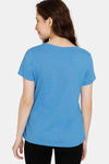 Rosaline Rural Charm Knit Cotton Top (Pack of 2 ) - Blue Pink — thumbnail 4