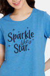 Rosaline Rural Charm Knit Cotton Top (Pack of 2 ) - Blue Pink — thumbnail 6