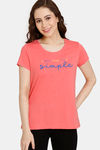 Rosaline Rural Charm Knit Cotton Top (Pack of 2 ) - Blue Pink — thumbnail 7
