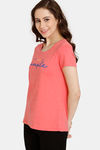 Rosaline Rural Charm Knit Cotton Top (Pack of 2 ) - Blue Pink — thumbnail 8