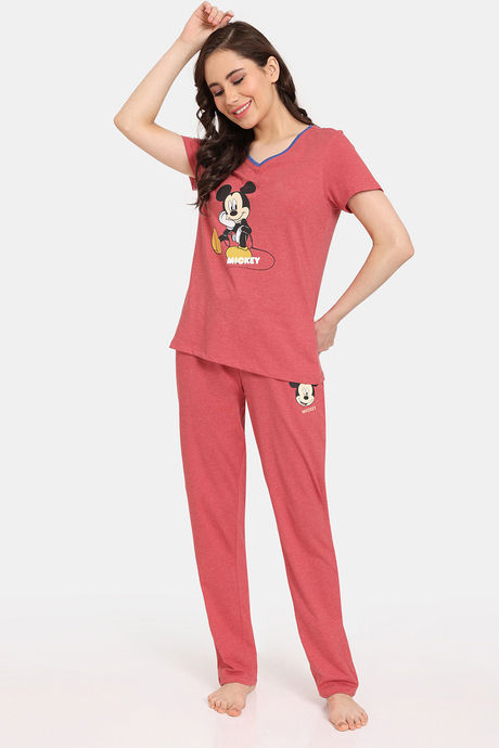 Rosaline Disney Knit Cotton Pyjama Set - Rubicondo — image 4