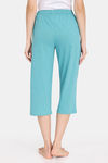 Rosaline Emoji Knit Cotton Capri - Baltic — thumbnail 3
