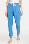 Rosaline Rural Charm Knit Cotton Pyjama - Azure Blue — thumbnail 2