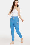 Rosaline Rural Charm Knit Cotton Pyjama - Azure Blue — thumbnail 4