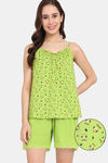 Rosaline Mystic Town Knit Cotton Shorts Set - Titanite — thumbnail 1