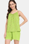 Rosaline Mystic Town Knit Cotton Shorts Set - Titanite — thumbnail 2