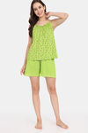 Rosaline Mystic Town Knit Cotton Shorts Set - Titanite — thumbnail 4