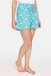 Rosaline Joy Sticks Knit Cotton Shorts - Ceramic — thumbnail 2