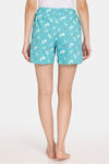 Rosaline Joy Sticks Knit Cotton Shorts - Ceramic — thumbnail 3