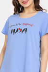 Rosaline Joy Sticks Knit Cotton Pyjama Set - Sangria — thumbnail 5