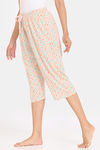 Rosaline Serenity Knit Cotton Capri - Oatmeal — thumbnail 2