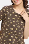 Rosaline Bon Appetit Knit Cotton Shorts Set - Crocodile — thumbnail 5
