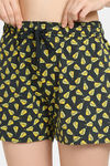Rosaline Fruit Fusion Knit Cotton Shorts Set - Scarab — thumbnail 7