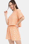 Rosaline Fruit Fusion Knit Cotton Shorts Set - Ecru — thumbnail 2