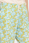 Rosaline Disco Daze Knit Cotton Pyjama Set - Eggnog — thumbnail 6